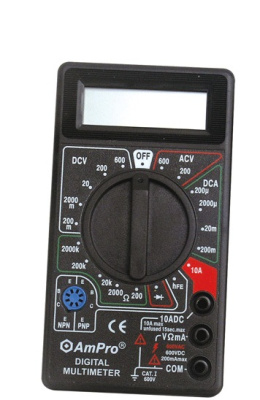 T71131 Мультиметр цифровой БЕЗ ПРОВОДОВ В КОМПЛЕКТЕ!!! входит в состав набора электрика Т45911