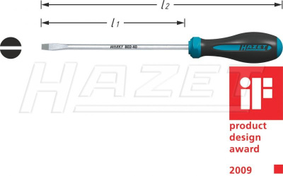 HAZET Отвёртка шлицевая 4,0х0,8мм HEXAnamic 802-40 HAZET Отвёртка шлицевая 4,0х0,8мм HEXAnamic 802-40