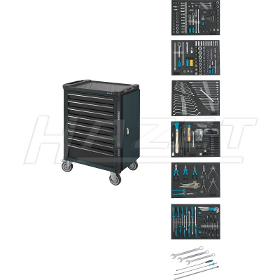 Тележка инструментальная Hazet 179NT-8-RAL7016/2 с набором инструмента. Тележка инструментальная Hazet 179NT-8-RAL7016/2 с набором инструмента.