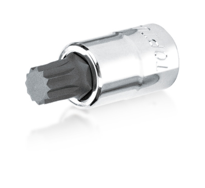 Головка торцевая с вставкой Spline 3/8" M6 L=48 мм TOPTUL  BCHA1206 Головка торцевая с вставкой Spline 3/8" M6 L=48 мм TOPTUL  BCHA1206