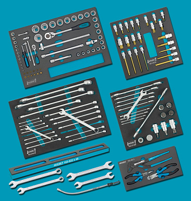 Инструментальный набор для автомастерских Hazet 0-22/128